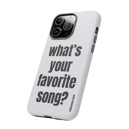 What's your favorite song?