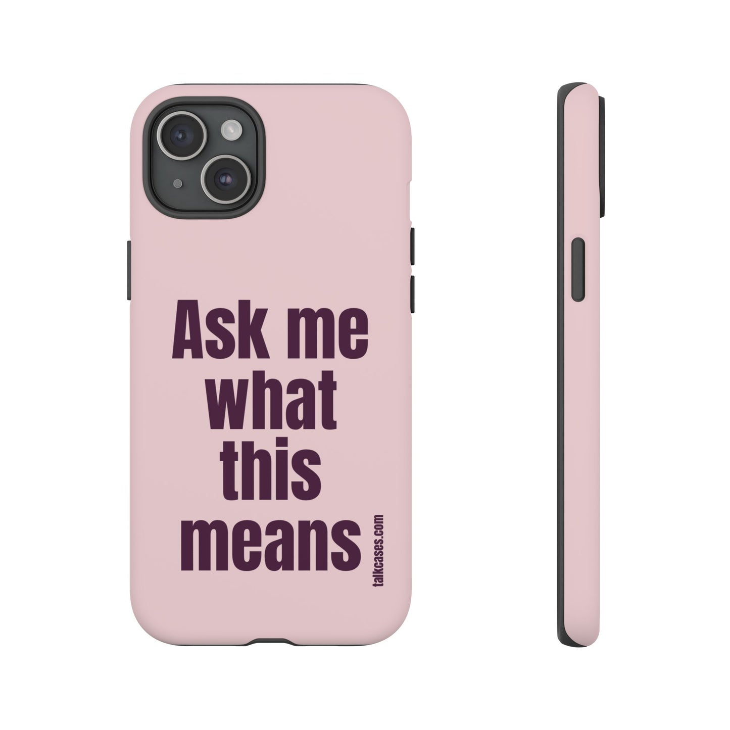 Ask me what this means