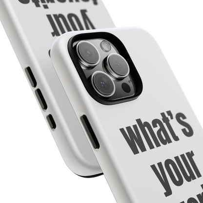 What's your favorite song?