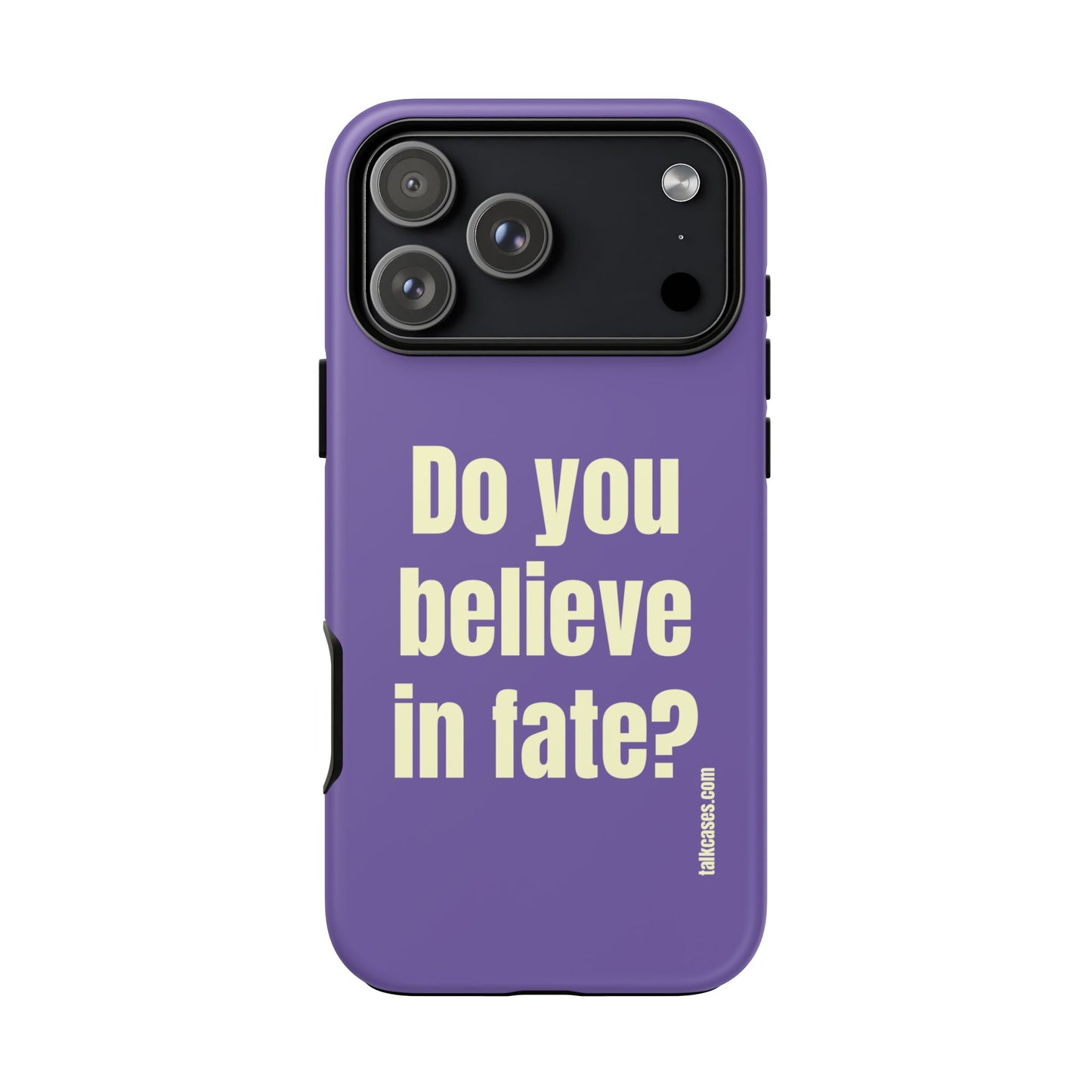 Do you believe in fate?