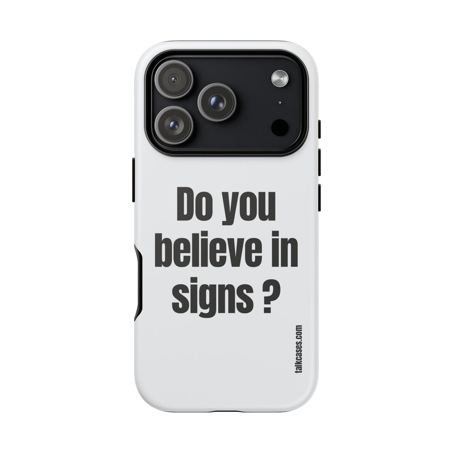 Do you believe in signs?