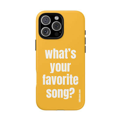 What's your favorite song?