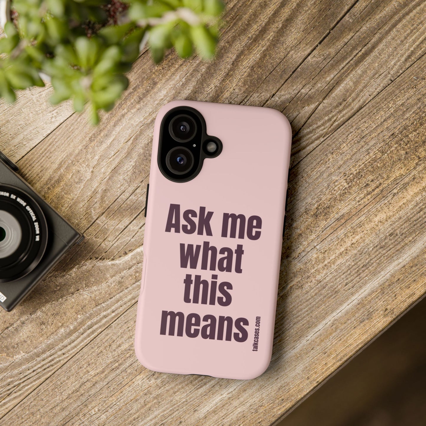 Ask me what this means