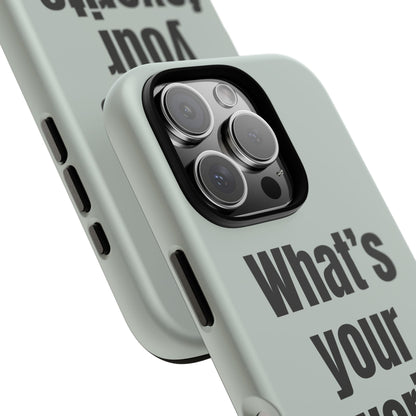 What's your favorite music?