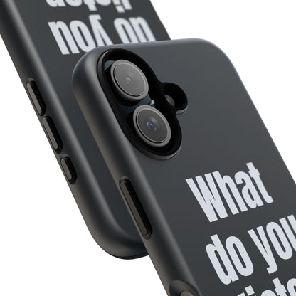 What do you listen to?