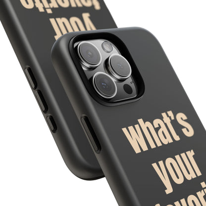 What's your favorite song?