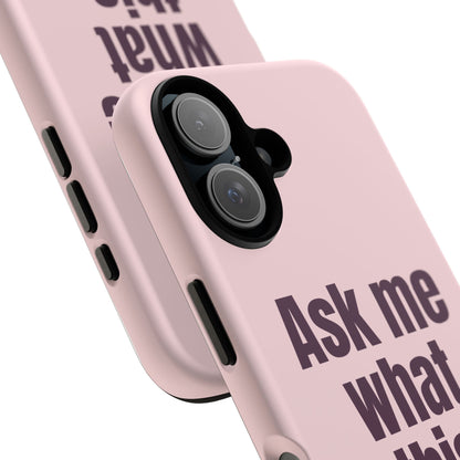 Ask me what this means